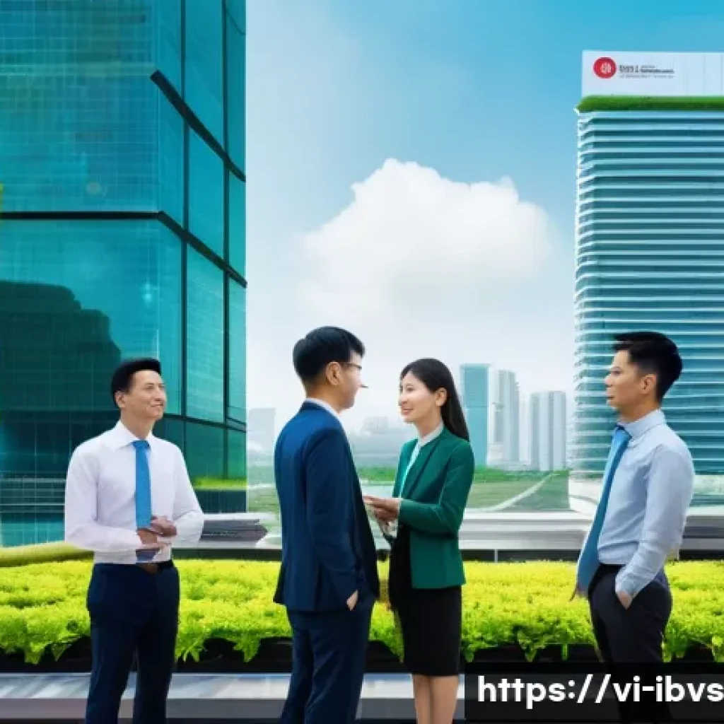 리스크 관리 투자와 글로벌 경제 동향 - **Prompt:** A dynamic, wide-angle shot capturing the vibrant economic landscape of modern Vietnam. I...