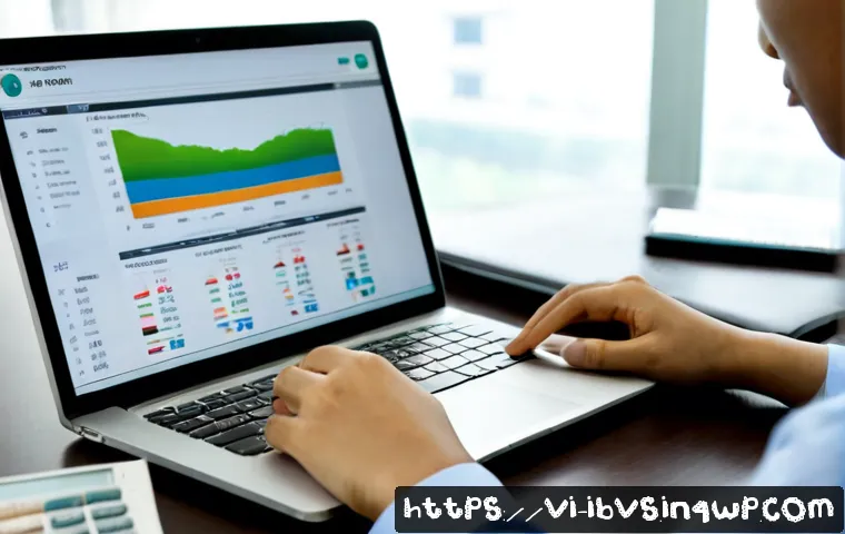 Home 13 리스크 관리 투자와 리서치 - Photorealistic Vietnamese investment researcher in a modern Hanoi office, carefully comparing colorf...